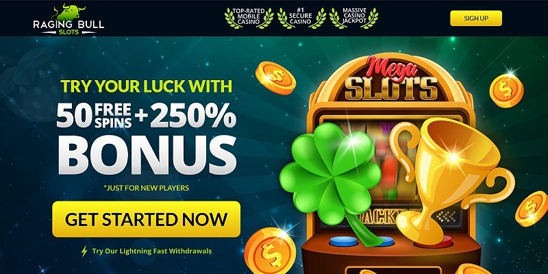 Raging Bull Slots welcome bonus